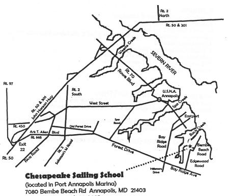 directions to annapolis chesapeake sailing charters port annapolis